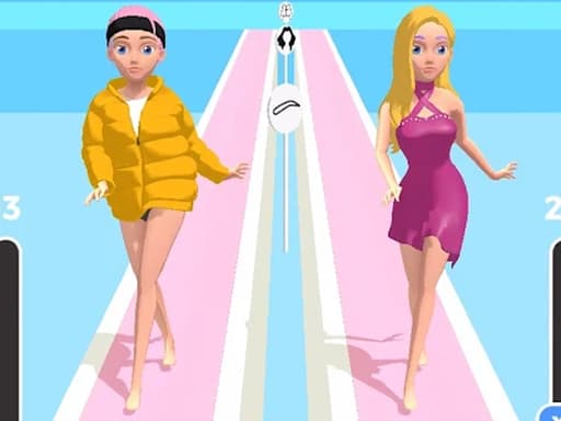 Catwalk Beauty - Super Stylish game screenshot - hypercasual - Free online game