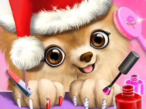 Christmas Salon game screenshot - girls - Free online game