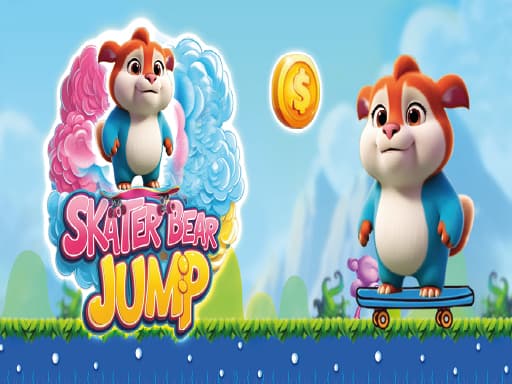 Sketer Bear Jump game screenshot - arcade - Free online game