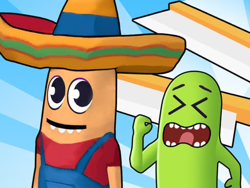 Sausage Run game screenshot - action - Free online game