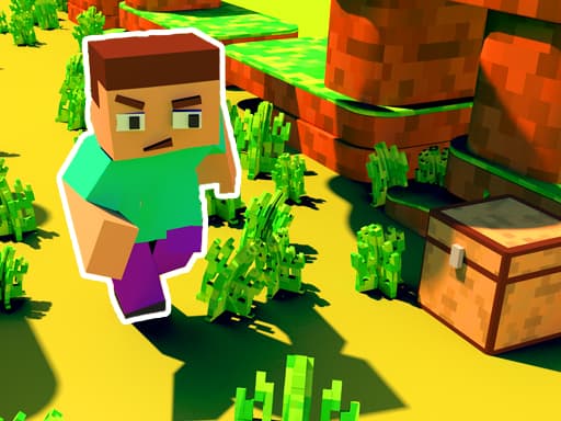 Craft Runner - Mine Rush game screenshot - hypercasual - Free online game
