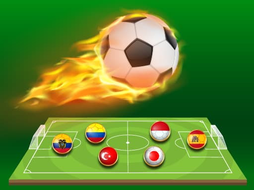 Captura de pantalla del juego Soccer Caps Game - sports - Juego gratuito en línea