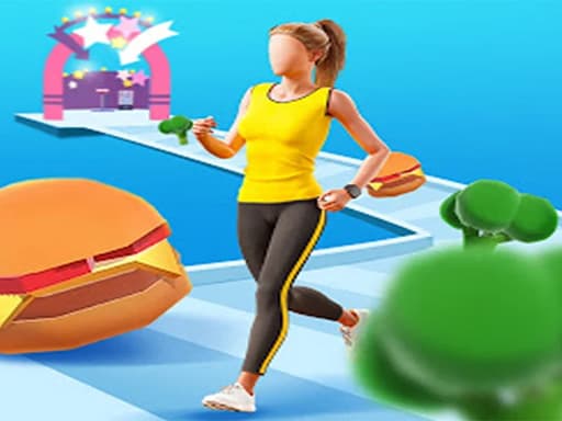Captura de pantalla del juego Body Race : Fat 2 Fit - sports - Juego gratuito en línea