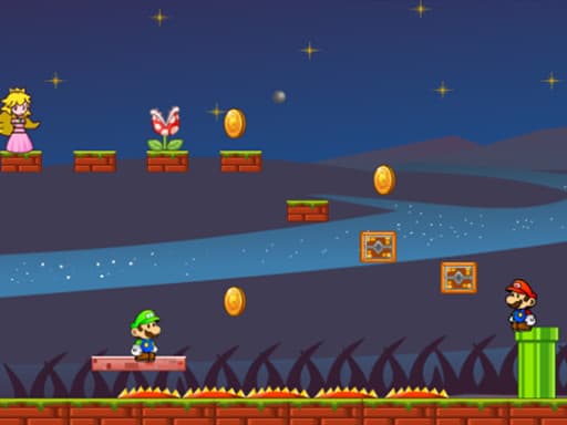 Captura de pantalla del juego Mario Bros Save Princess - adventure - Juego gratuito en línea