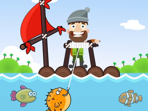 Happy Fishing Day游戏截图 - arcade - 免费在线游戏