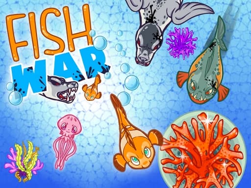 Captura de pantalla del juego Fish War - adventure - Juego gratuito en línea