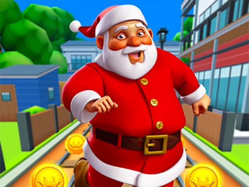 Santa City Run game screenshot - arcade - Free online game