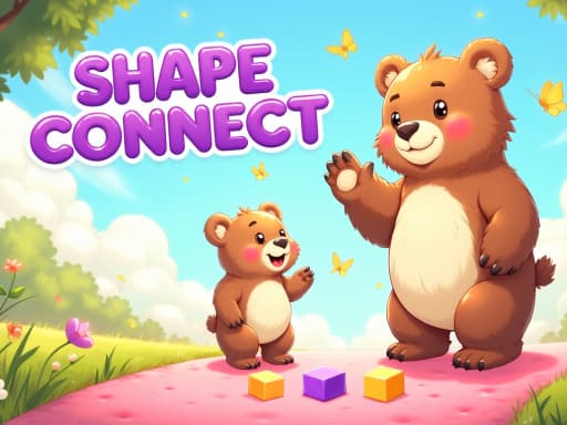 Shape Connect game screenshot - puzzles - Free online game