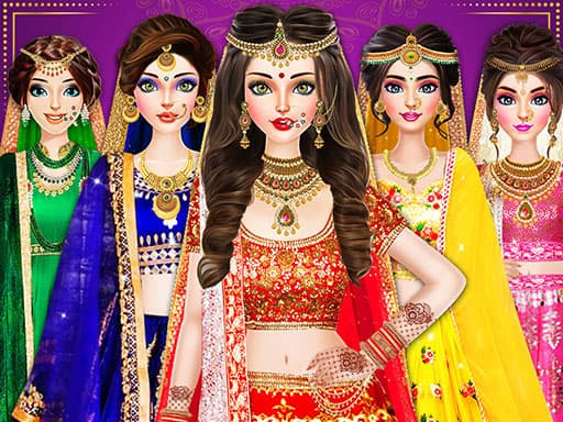 Wedding Makeup &amp; Dress up Game game screenshot - girls - Free online game