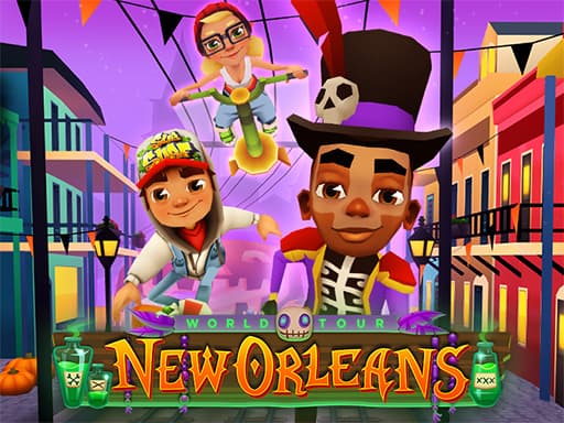 Captura de pantalla del juego Subway Surfers Orleans - puzzles - Juego gratuito en línea
