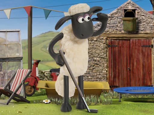 Captura de pantalla del juego SHAUN THE SHEEP BAAHMY GOLF - sports - Juego gratuito en línea