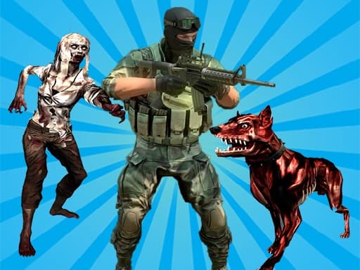 Captura de pantalla del juego Good Guys VS Bad Boys Zombie - shooting - Juego gratuito en línea