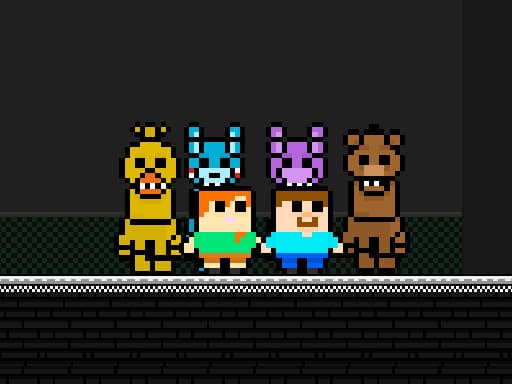 Steve and Alex vs Fnaf game screenshot - adventure - Free online game