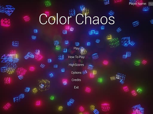 CHOAS COLORFULL game screenshot - hypercasual - Free online game