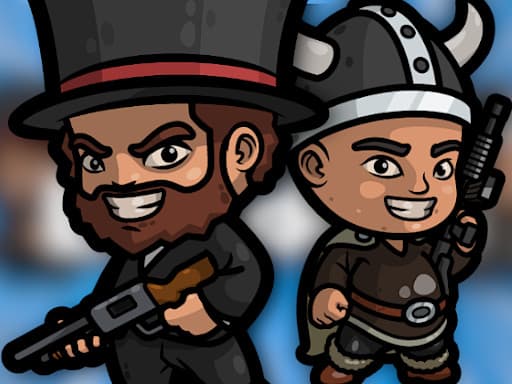 BattleDudes.io game screenshot - shooting - Free online game