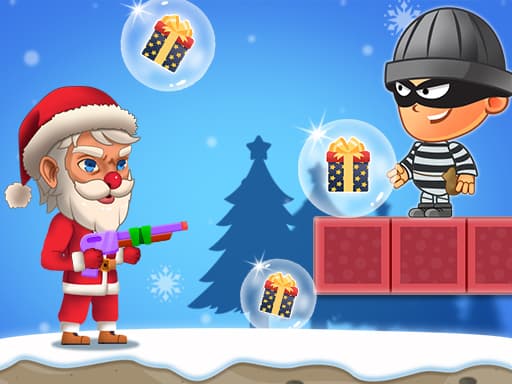 Captura de pantalla del juego Mr Santa - shooting - Juego gratuito en línea