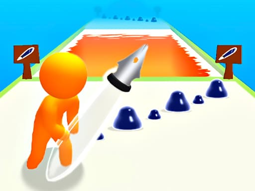 Draw Pen Rush游戏截图 - arcade - 免费在线游戏