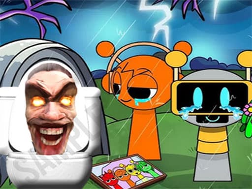 Sprunki Castle Panic Skibidi Toilet game screenshot - adventure - Free online game