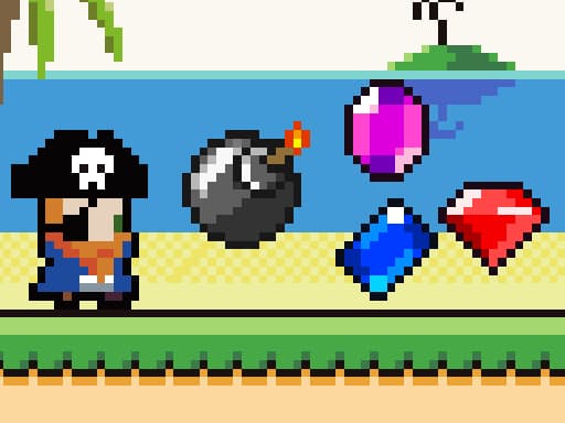 Captura de pantalla del juego Pirate Bomber - Jewel Hunter - hypercasual - Juego gratuito en línea