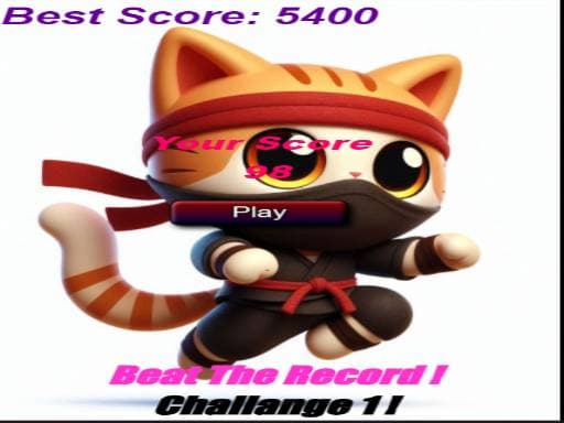 Cat Jumper 1 game screenshot - arcade - Free online game