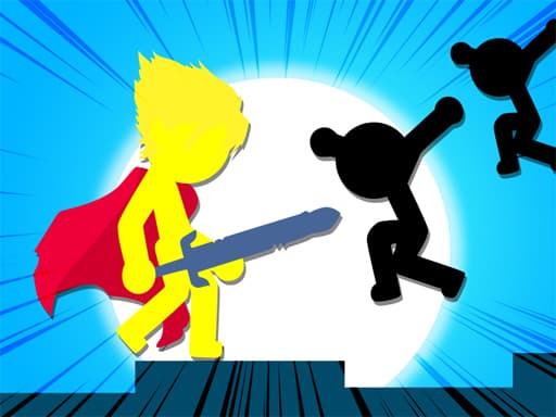 Stickman The Flash game screenshot - fighting - Free online game