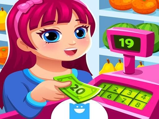Supermarket Game help mom with the shopping  game screenshot - hypercasual - Free online game