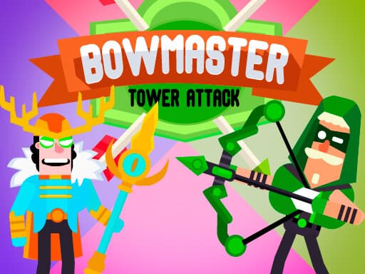 BowMaster Tower Attack game screenshot - hypercasual - Free online game