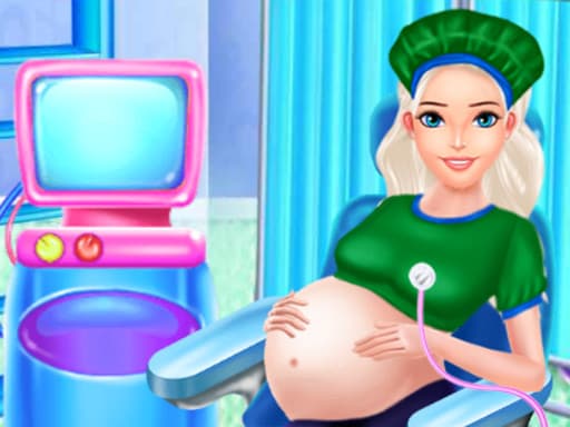 Captura de pantalla del juego Mommy Pregnant Caring - girls - Juego gratuito en línea