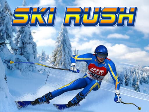 Ski Rush game screenshot - sports - Free online game