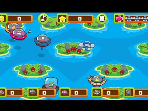 Captura de pantalla del juego UFO Smasher - adventure - Juego gratuito en línea