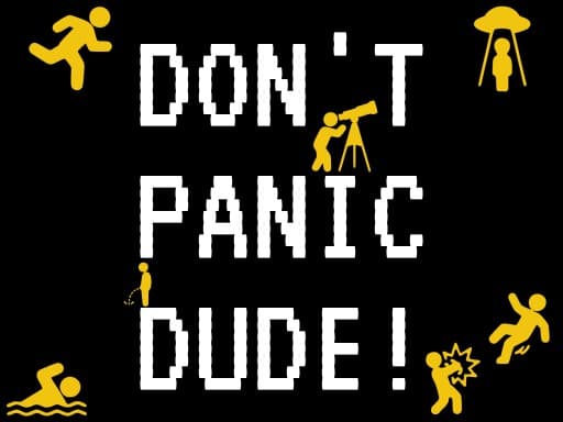 Captura de pantalla del juego DONT PANIC DUDE! - hypercasual - Juego gratuito en línea