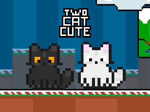 Two Cat Cute游戏截图 - arcade - 免费在线游戏