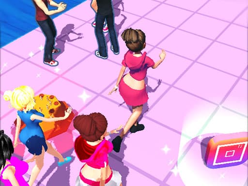 Fashion Girl Walk game screenshot - hypercasual - Free online game