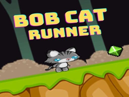 Bob Cat Runner game screenshot - hypercasual - Free online game