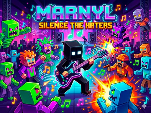 MARNYL Silence The Haters game screenshot - shooting - Free online game