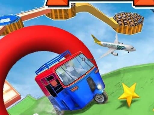 Mega Stunt Car Driving游戏截图 - racing - 免费在线游戏