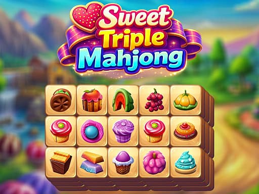 Captura de pantalla del juego Sweet Triple Mahjong - puzzles - Juego gratuito en línea