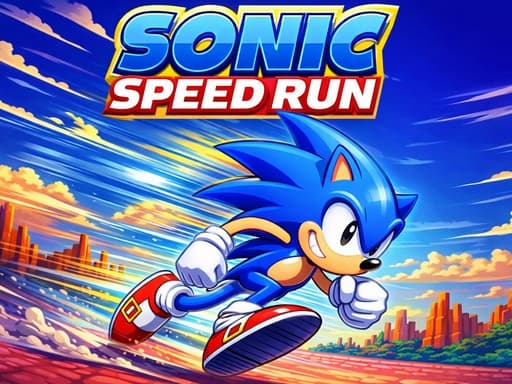 Sonic Speed Run game screenshot - hypercasual - Free online game