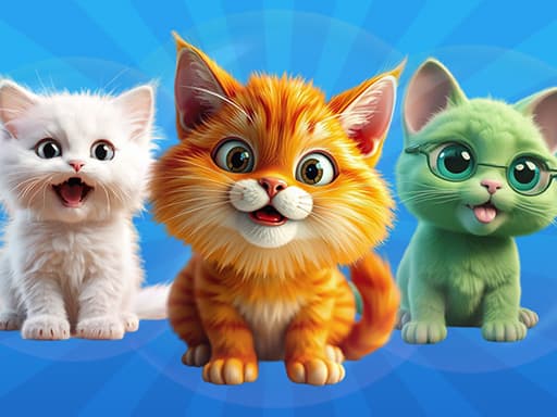 Merge Cats: 2048! game screenshot - puzzles - Free online game
