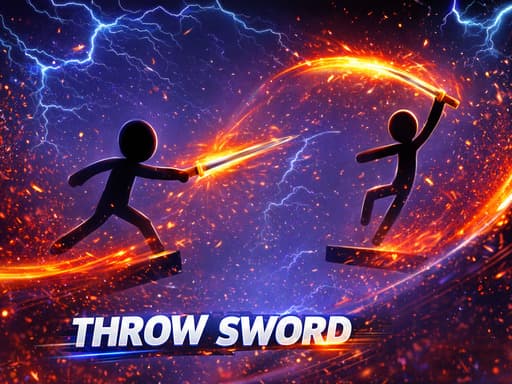 Throw Sword game screenshot - hypercasual - Free online game
