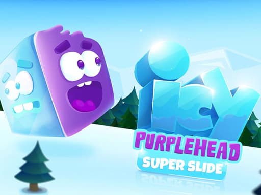 Icy Purple Head游戏截图 - arcade - 免费在线游戏