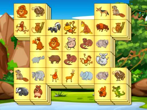 Zoo Mahjongg Deluxe game screenshot - puzzles - Free online game