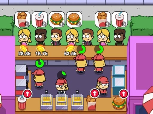 Idle Restaurant Tale game screenshot - cooking - Free online game