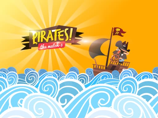 Pirates the match 3游戏截图 - bejeweled - 免费在线游戏