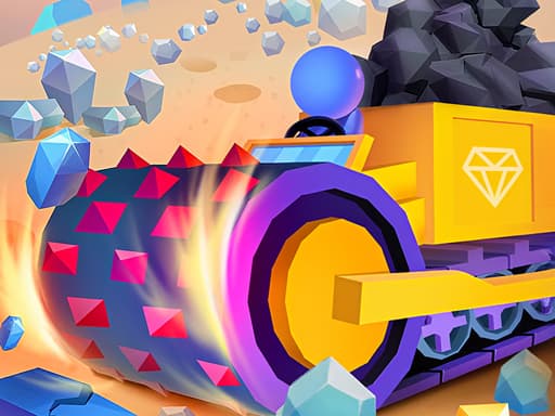 Captura de pantalla del juego The Stone Miner - hypercasual - Juego gratuito en línea
