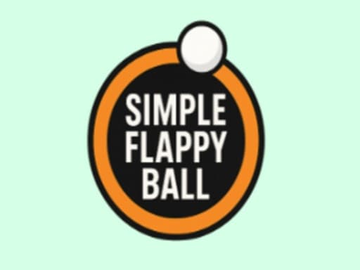Captura de pantalla del juego Simple Flappy Ball - hypercasual - Juego gratuito en línea