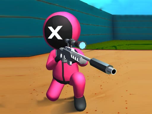 Captura de pantalla del juego Squid Game - 456 Sniper Challenge - adventure - Juego gratuito en línea
