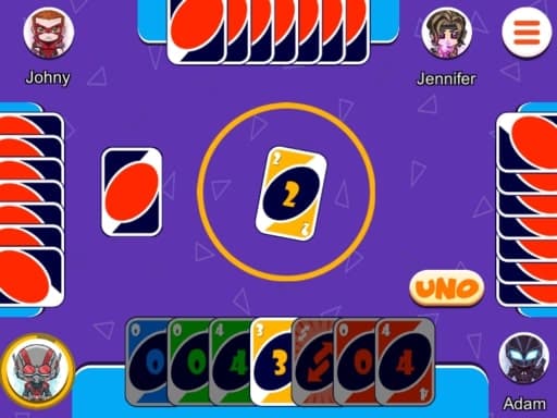 Uno Super Heroes游戏截图 - arcade - 免费在线游戏