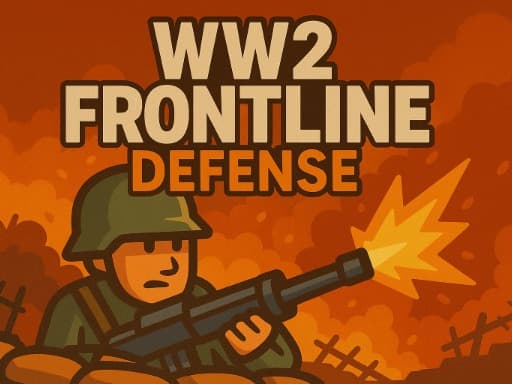 WW2 Frontline Defense game screenshot - arcade - Free online game