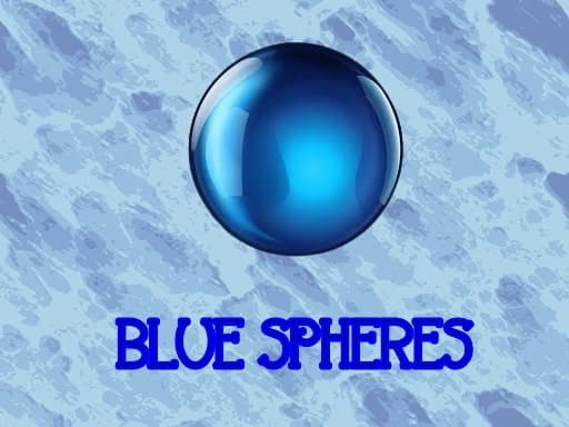 Blue spheres游戏截图 - puzzles - 免费在线游戏